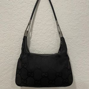 Authentic Black Gucci Handbag